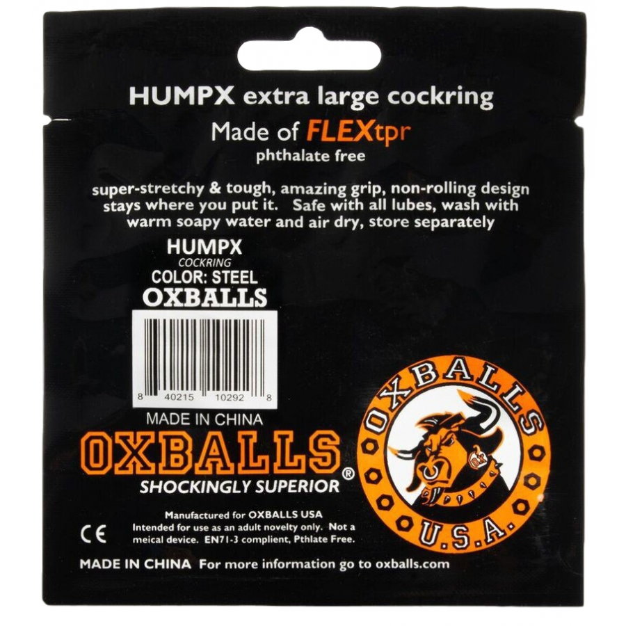 Cockring HUMPX Oxballs Silver 3 Cockring HUMPX Oxballs Silver – Image 3