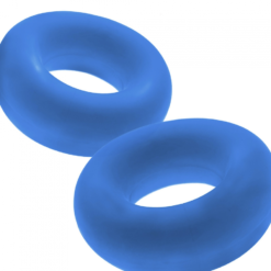 Hünkyjunk By Oxballs Lot De 2 Cockring Silicone STIFFY Bulge Bleus -Oxballs Soldes lot de 2 cockrings silicone stiffy bulge bleus 2