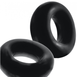 Hünkyjunk By Oxballs Lot De 2 Cockring Silicone STIFFY Bulge Noirs -Oxballs Soldes lot de 2 cockrings silicone stiffy bulge noirs 2