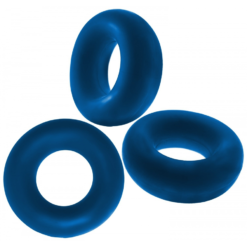 Lot De 3 Cockrings Oxballs FAT WILLY Bleus -Oxballs Soldes lot de 3 cockrings oxballs fat willy bleus 2