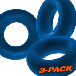 Lot De 3 Cockrings Oxballs FAT WILLY Bleus -Oxballs Soldes lot de 3 cockrings oxballs fat willy bleus 3