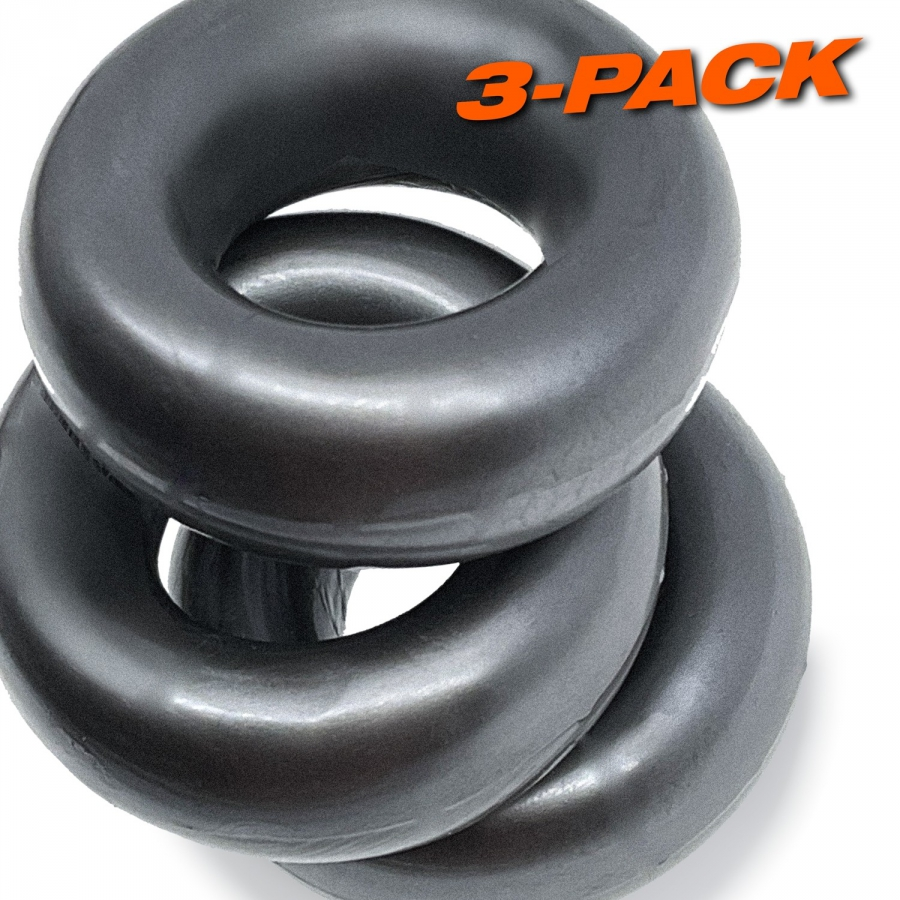 Lot De 3 Cockrings Oxballs FAT WILLY Gris 4 Lot De 3 Cockrings Oxballs FAT WILLY Gris – Image 4