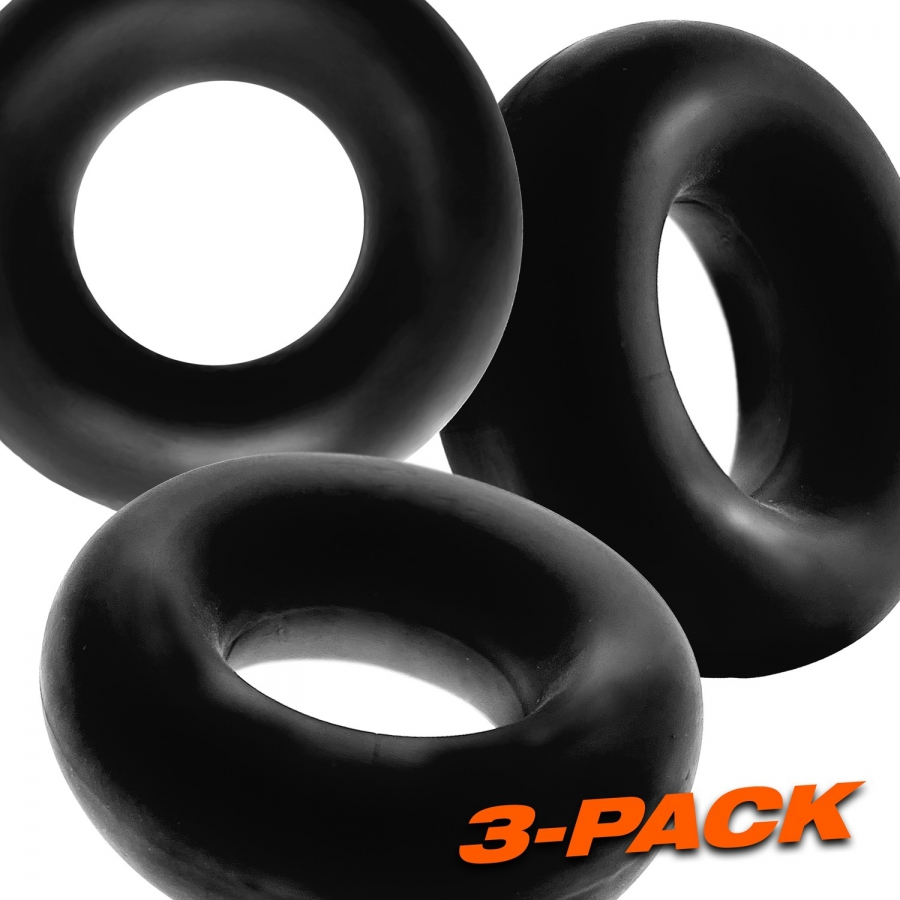 Lot De 3 Cockrings Oxballs FAT WILLY Noirs 6 Lot De 3 Cockrings Oxballs FAT WILLY Noirs – Image 6