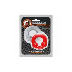 COCK PLAY 14 COCK PLAY -Oxballs Soldes pack cockrings ultraballs oxballs gris rouge 1
