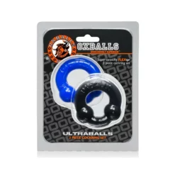 COCK PLAY 12 COCK PLAY -Oxballs Soldes pack cockrings ultraballs oxballs noir bleu 1