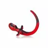 Plug Queue Puppy Tail Oxballs BEAGLE 9.5 X 5 Cm Rouge