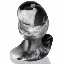 Plug Silicone Oxballs ERGO M 9 X 5cm Gris-Noir -Oxballs Soldes plug silicone oxballs ergo m 9 x 5cm gris noir 2