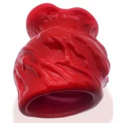 Plug Tunnel Anal Oxballs PIGHOLE SQUEAL FF 13 X 11.5cm Rouge -Oxballs Soldes plug tunnel anal oxballs pighole squeal ff 13 x 115cm rouge 2