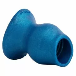 Oxballs Plug Tunnel PIG-HOLE Platinum Bleu 13 X 9 Cm -Oxballs Soldes plug tunnel pig hole platinum bleu 13 x 9 cm 4