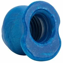 Oxballs Plug Tunnel PIG-HOLE Platinum Bleu 14 X 11 Cm -Oxballs Soldes plug tunnel pig hole platinum bleu 14 x 11 cm 3