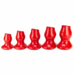 Oxballs Pig-Hole FuckPlug Rouge Medium - 8 X 5.5 Cm -Oxballs Soldes plug tunnel pig hole rouge meduim 8 x 55 cm 3
